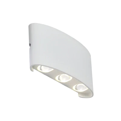 Светильник уличный настенный ST-Luce SL089.501.06 Белый кварцевый/Белый кварцевый, Прозрачный LED 6*