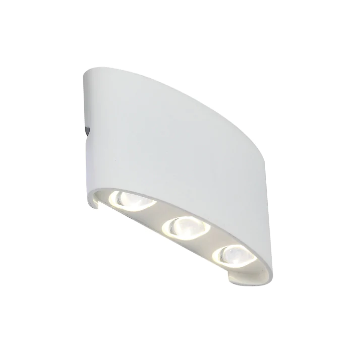 Светильник уличный настенный ST-Luce SL089.501.06 Белый кварцевый/Белый кварцевый, Прозрачный LED 6*
