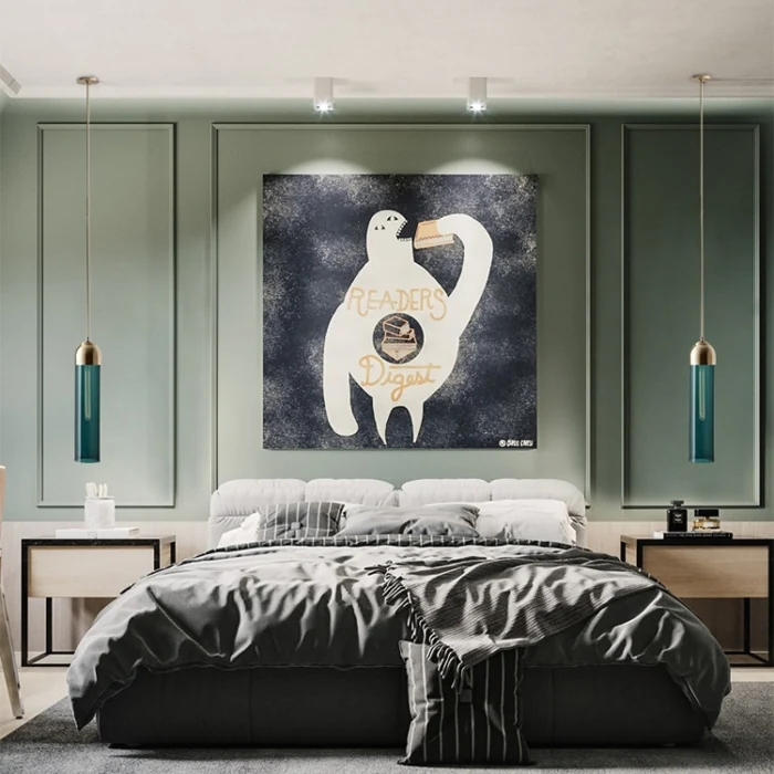 Подвесной светильник VIAN B Зеленый ImperiumLoft