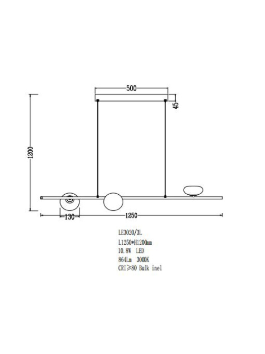 Подвесной светильник Leon Magic LE3020/3L