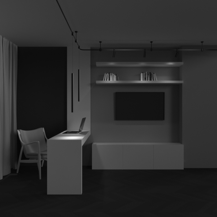 Трековый подвесной светильник Maytoni Focus LED TR156-1-5W4K-B