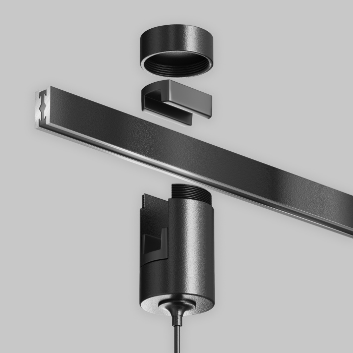 Трековый подвесной светильник Maytoni Focus LED TR156-1-5W4K-B