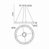 Подвесной светильник Ledron OD2565-80
