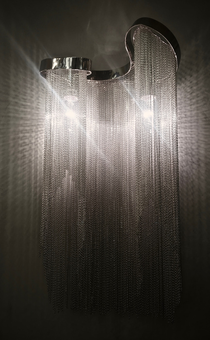 Настенный светильник Delight Collection Stream KM011W-2 aluminum