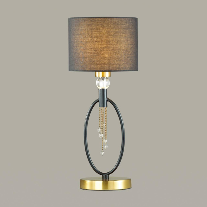 Настольная лампа 4516/1T NEOCLASSI LN21 119 античная латунь, черный Настольная лампа E27 60W 220V SANTIAGO