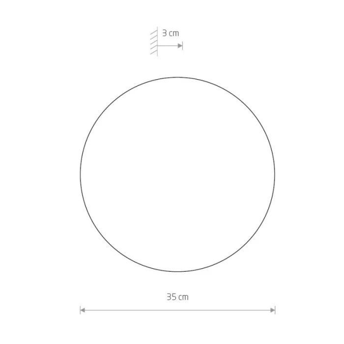 Настенный светильник Nowodvorski Ring Led L Black 7636