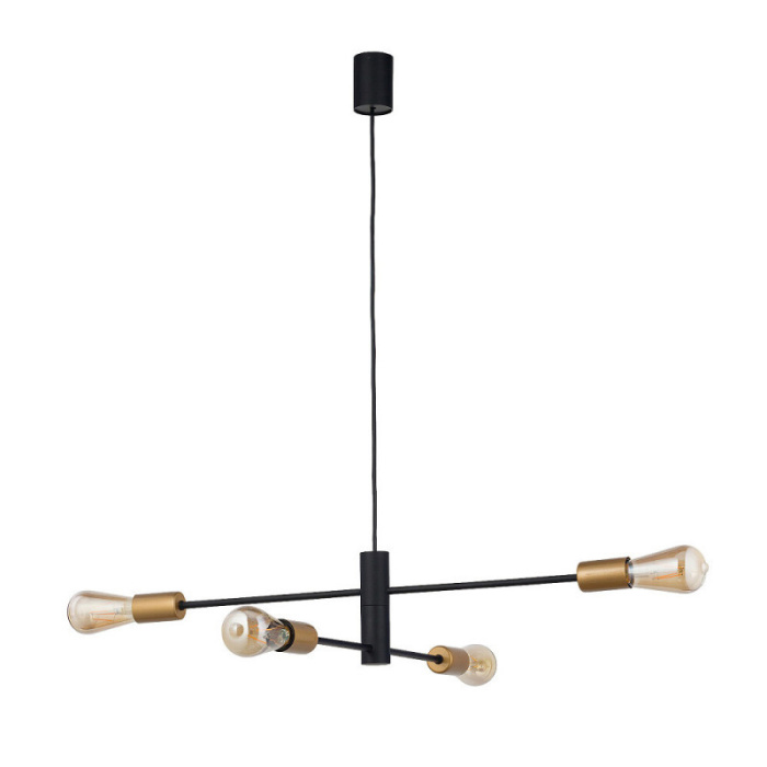 Подвесная люстра Nowodvorski Rotor Black/Gold 7935