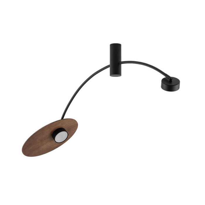 Потолочная люстра Nowodvorski Heft Dark Wood/Black 10356