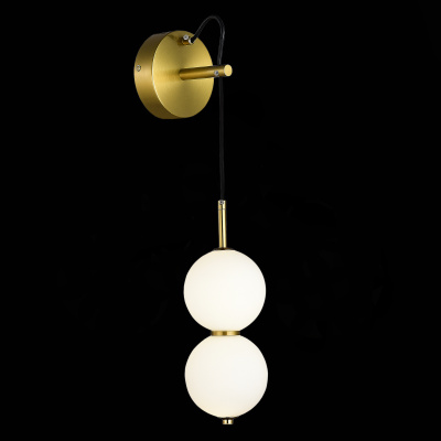 Бра ST-Luce Золотистый/Молочно-белый LED 1*7W SL6112.201.07