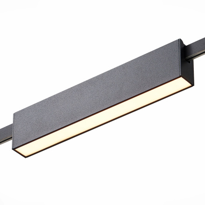 Магнитный трековый светильник FARM Черный LED 1*12W 4000K 576Lm Ra90 120 IP20 L232xW24 ST817.446.12