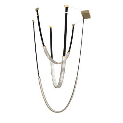 Подвесной светильник Delight Collection MD24083001 MD24083001-3A black/gold