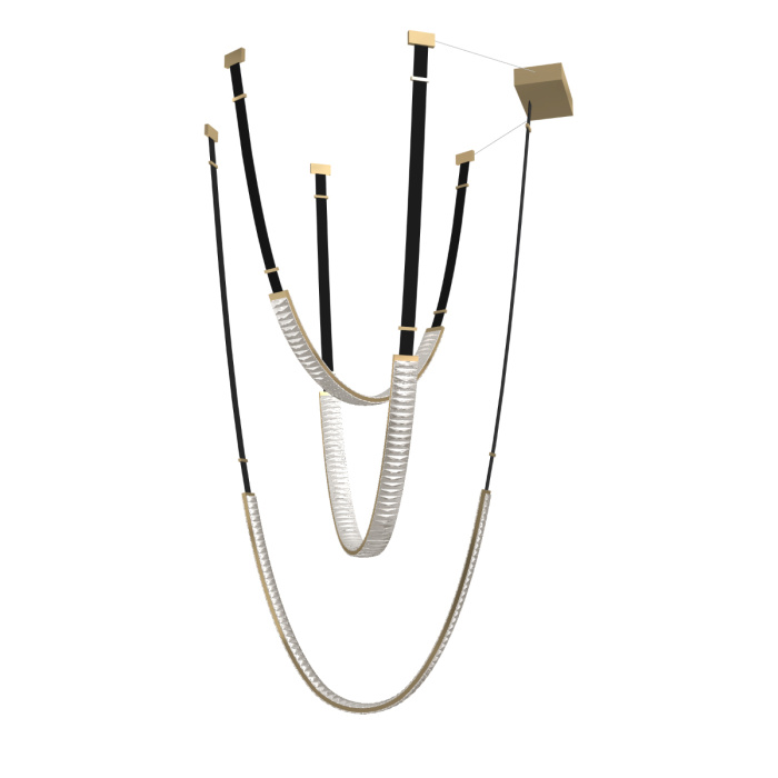 Подвесной светильник Delight Collection MD24083001 MD24083001-3A black/gold