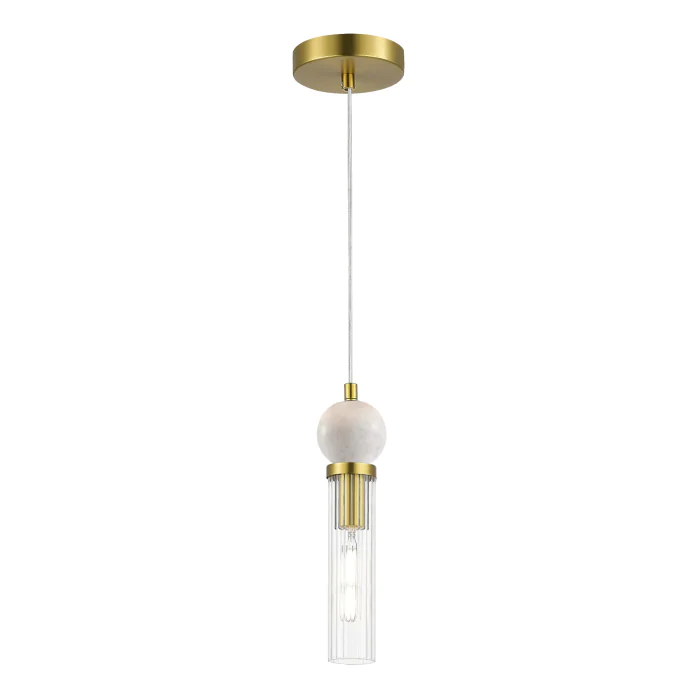 Светильник подвесной ST-Luce латунь/прозрачный E14 1*40W SL1244.303.01