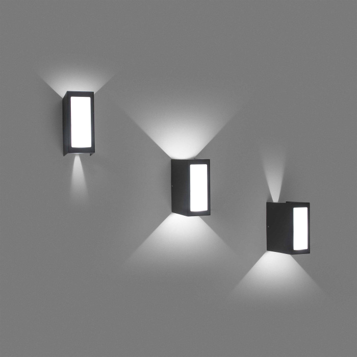 Настенный светильник LOG LED Dark grey wall lamp