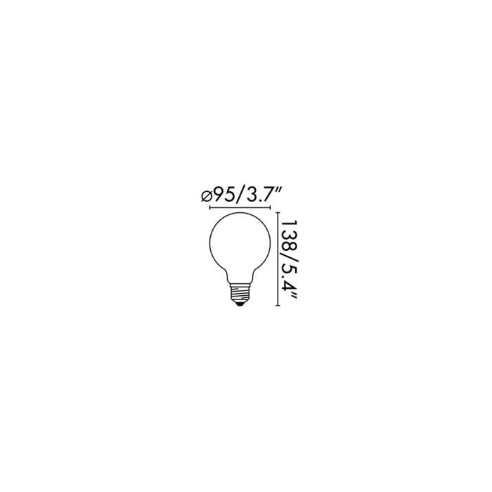 Светодиодная лампа BULB G95