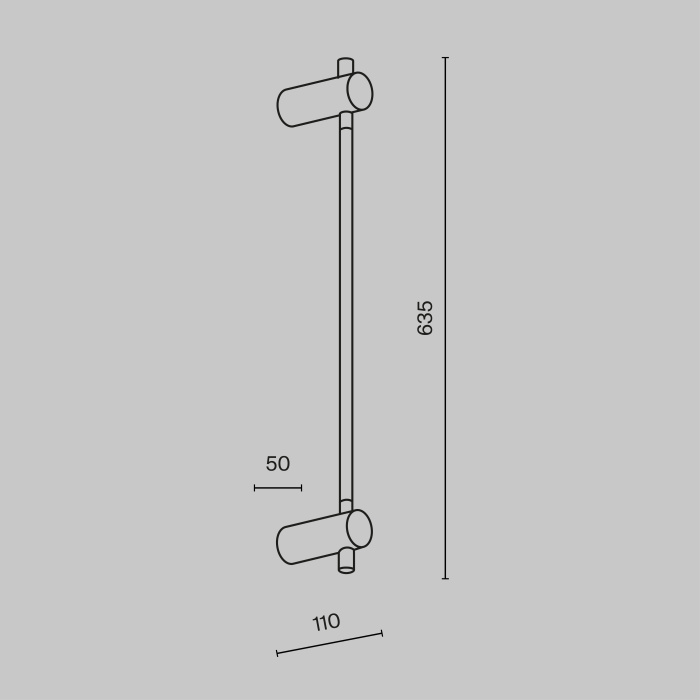Бра Maytoni Rotta MOD413WL-L6B3K