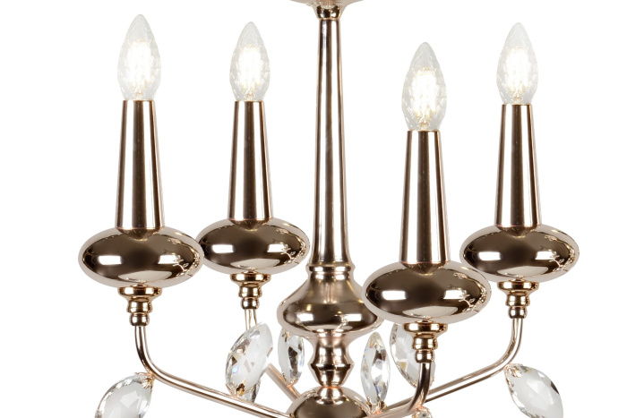 Подвесная люстра iLamp Dames 1020-4 Золотая