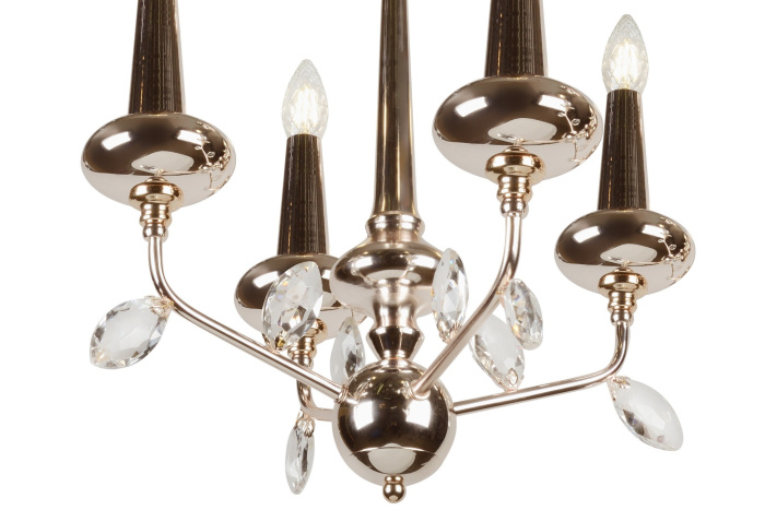 Подвесная люстра iLamp Dames 1020-4 Золотая