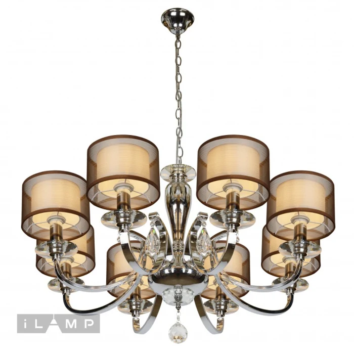 Подвесная люстра iLamp Mario RM16001/8 Хром