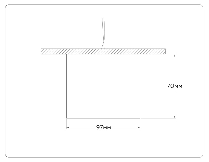 Накладной точечный светильник GX53 AMBRELLA light TN52885