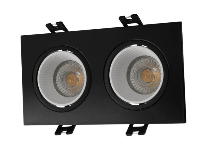 Встраиваемый светильник Denkirs Rodvig DK3072-BK+WH