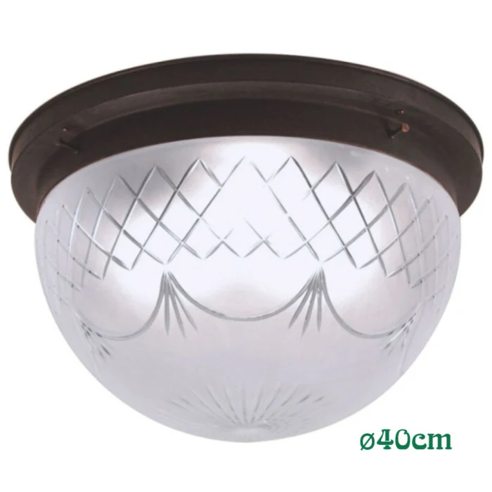 Настенно-потолочный светильник Berliner Messinglampen D92-182crA