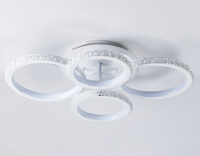 Потолочный светодиодный светильник с RGB подсветкой и пультом Ambrella light FA9524