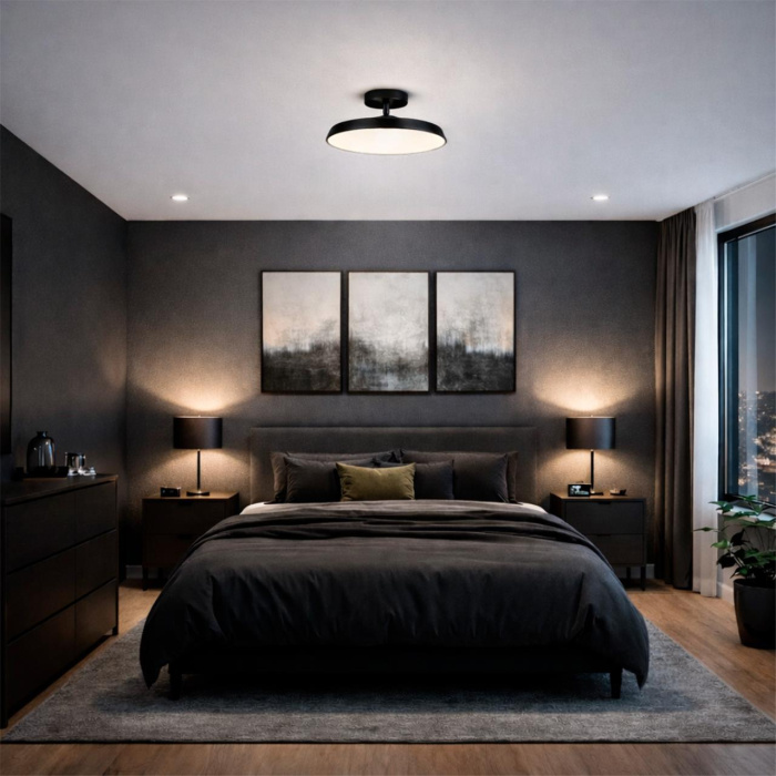 Потолочный светильник SONEX MIRA BLACK 7656/48L