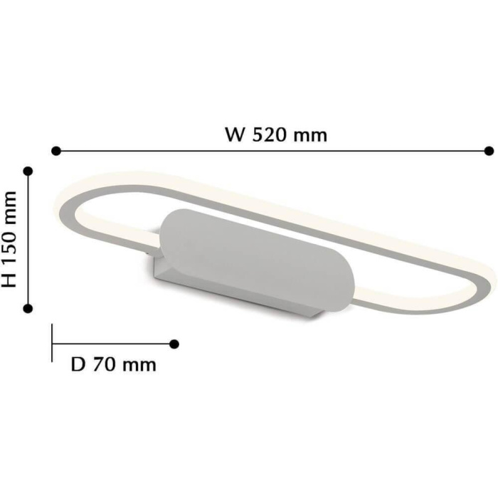 Настенный светодиодный светильник Favourite Biofield 2436-2W