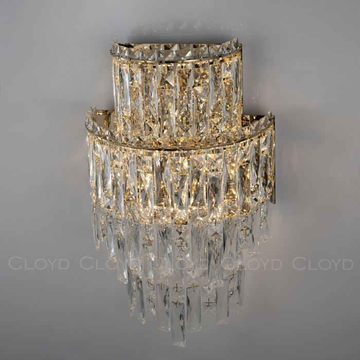 Бра Cloyd ANTREA W2 / выс. 48 см - золото (арт.20355)