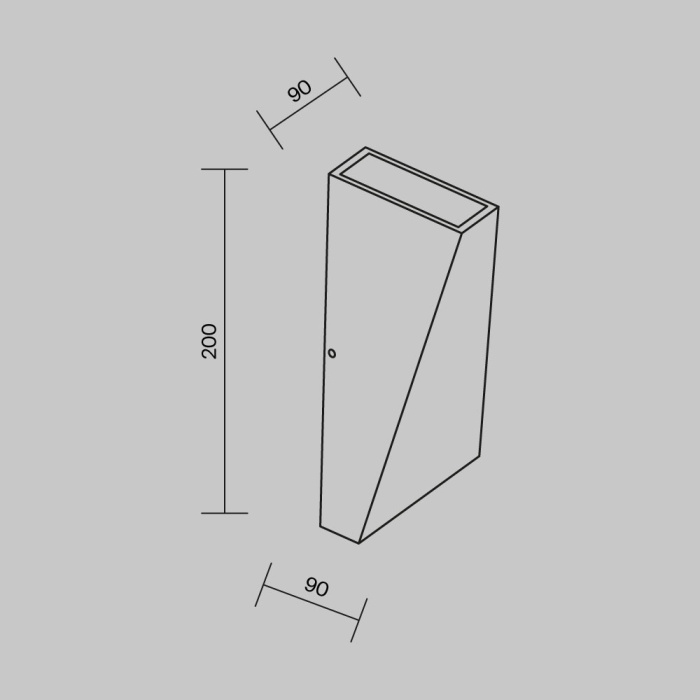 Уличный настенный светильник Maytoni Times square O580WL-L6W