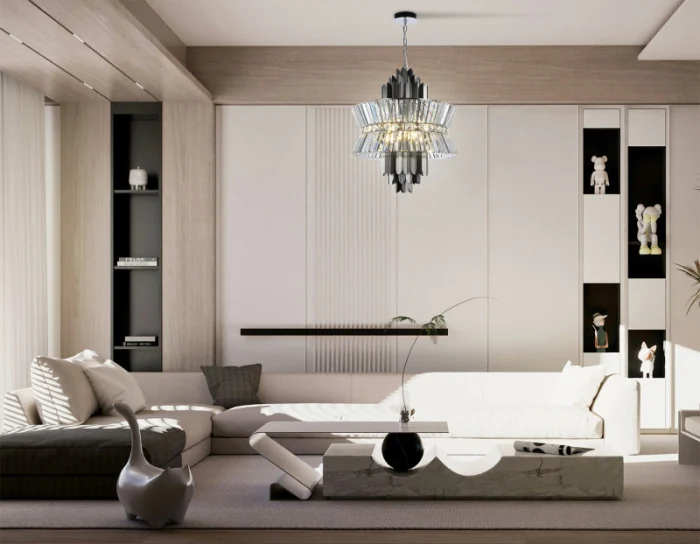 Подвесная люстра с хрусталем HIGH LIGHT AMBRELLA LIGHT LH41020