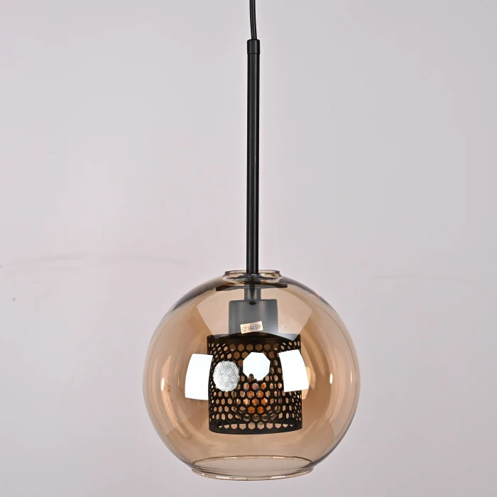 Подвесной светильник CATCH AMBER Ball S D20 ImperiumLoft