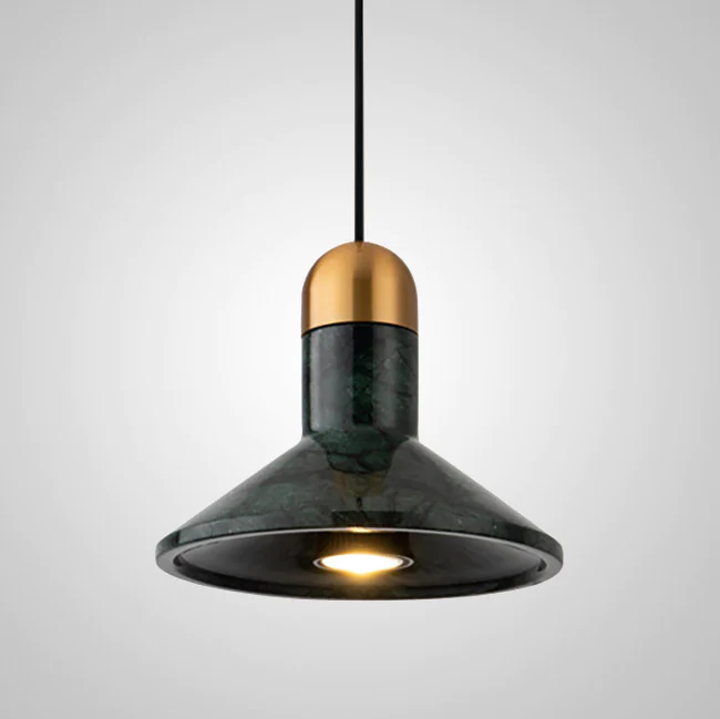 Подвесной светильник RARITY green brass ImperiumLoft