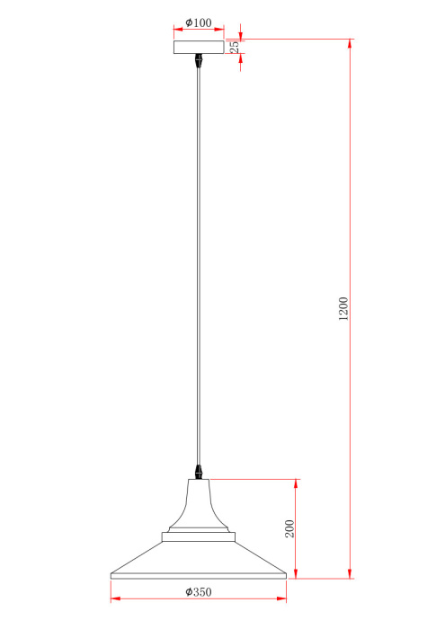 Подвесной светильник ARIES ESCADA 1101/1S