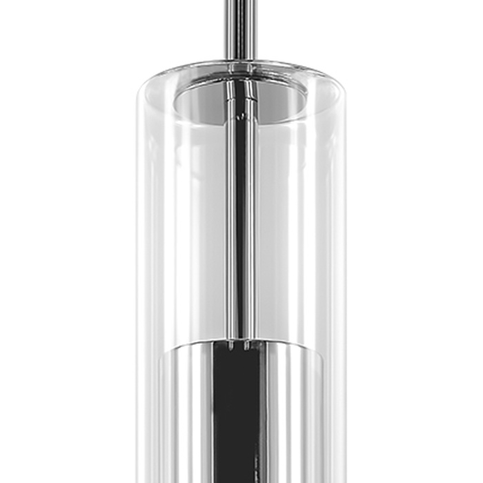 Светильник подвесной CILINO 1х40W GU10 CHROME (в комплекте) 756014 (MD6913-1A)