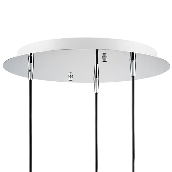 Подвес PENTOLA 3х25W G9  ХРОМ/ЯНТАРЬ (в комплекте) 803053 (MD2098А-3SO)