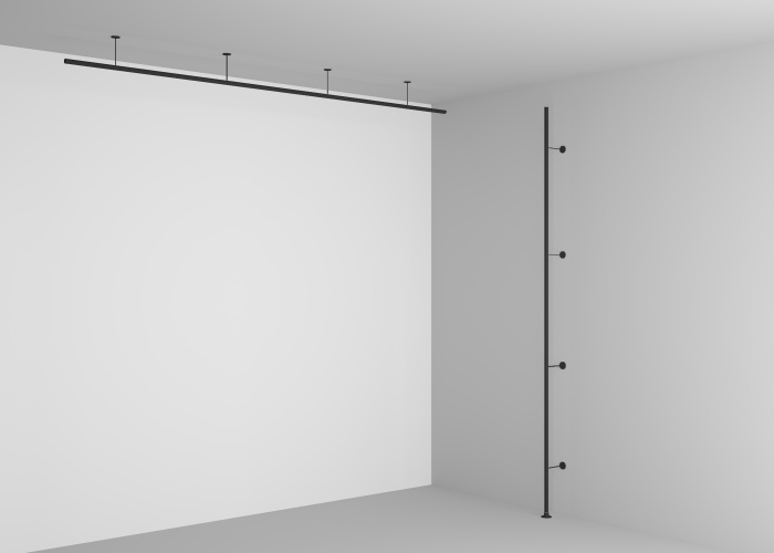 Основание напольное для круглого шинопровода Levity Maytoni TRA184BC-R-11B