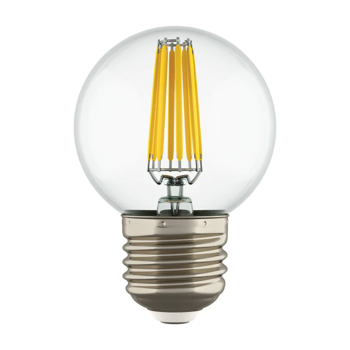 933824 Лампа LED FILAMENT 220V G50  E27 6W=65W 400-430LM 360G CL 4000K 30000H (в комплекте)