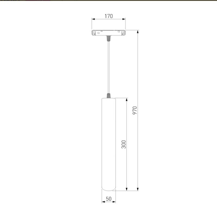 Трековый светильник Elektrostandard Slim magnetic 4690389178863