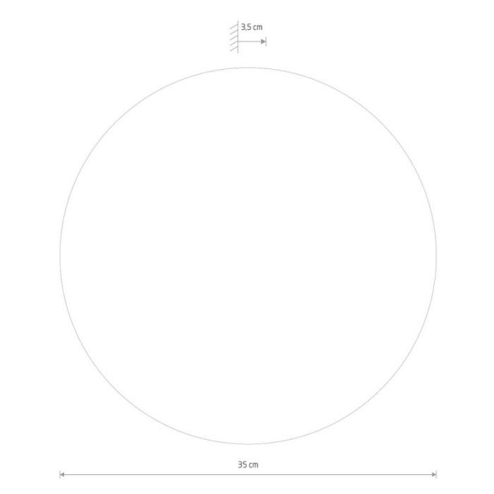 Настенный светильник Nowodvorski Ring Led L Gold 10282