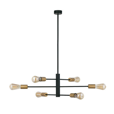 Подвесная люстра Nowodvorski Rotor Black/Gold 7937