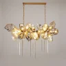 Подвесная люстра Delight Collection Britannica 8898P/BL gold/smoky