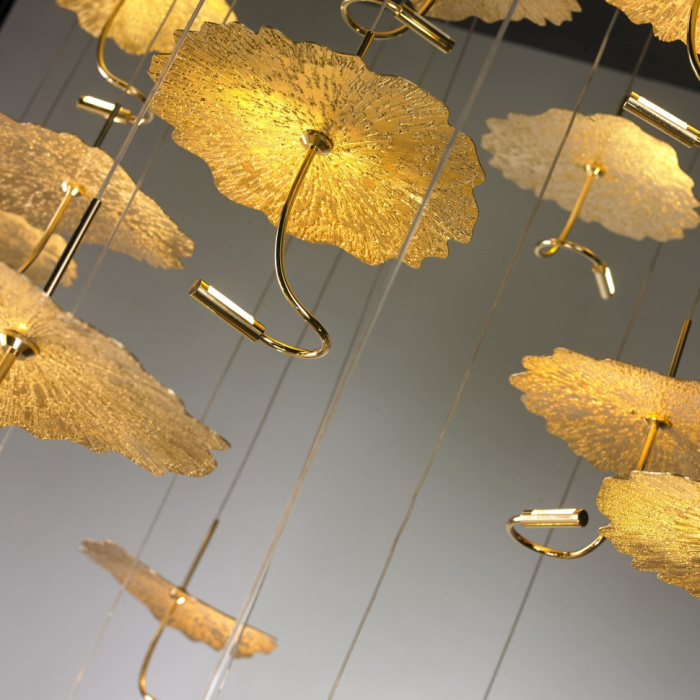 Светильник подвесной iLedex Lotus 8827P-19 BRASS