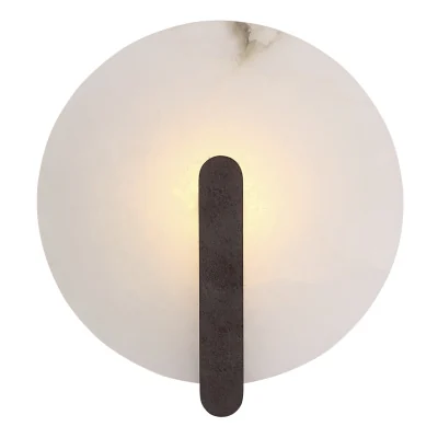 Светильник настенный ST-Luce патинированный металл/алебастр LED 1*5W 3000K SL1195.701.01