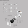 Рефлектор квадратный для рамок 07521х/07521X-01 и 07522х/07522X-01 Lightstar Stella 075516
