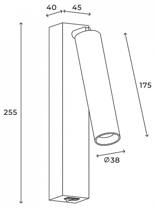 Настенный светильник Hesby Lighting Edge HSBL_0209
