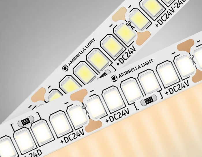 Светодиодная лента Ambrella Light GS3401 2835 240Led /20W m/ 24V IP20 3000K 5m Ambrella light GS3401