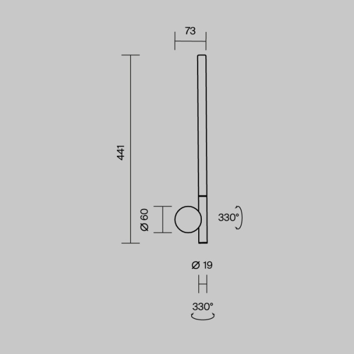 Бра Maytoni MOD432WL-L6B3K