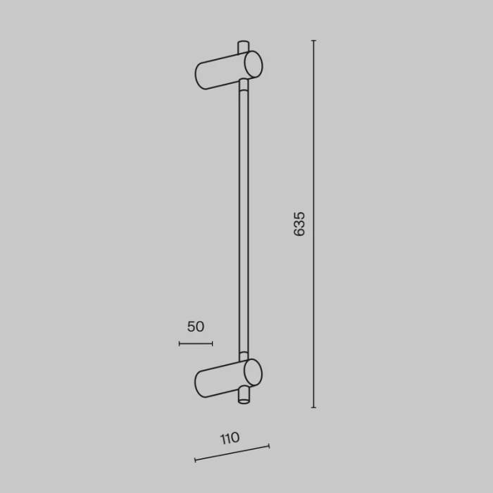 Бра Maytoni Rotta MOD413WL-L6G3K